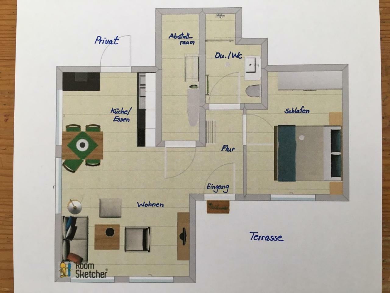 Ferienwohnung Gluiber Бойрен Экстерьер фото